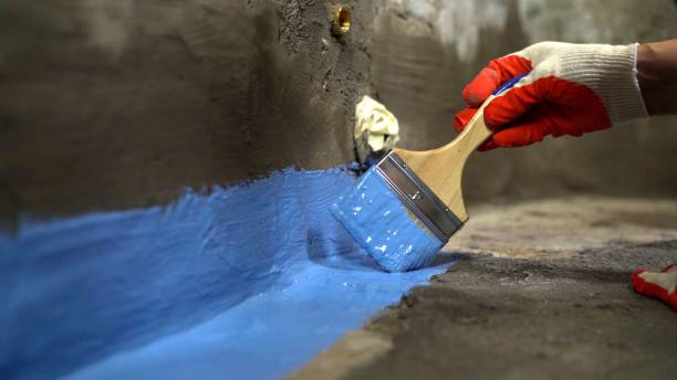 SJ Waterproofing Pros commercial waterproofing team near Brooklyn, IN